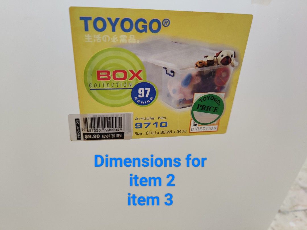 Toyogo storage box/ Citylife storage box (X6044) 33 Litres / Toyogo