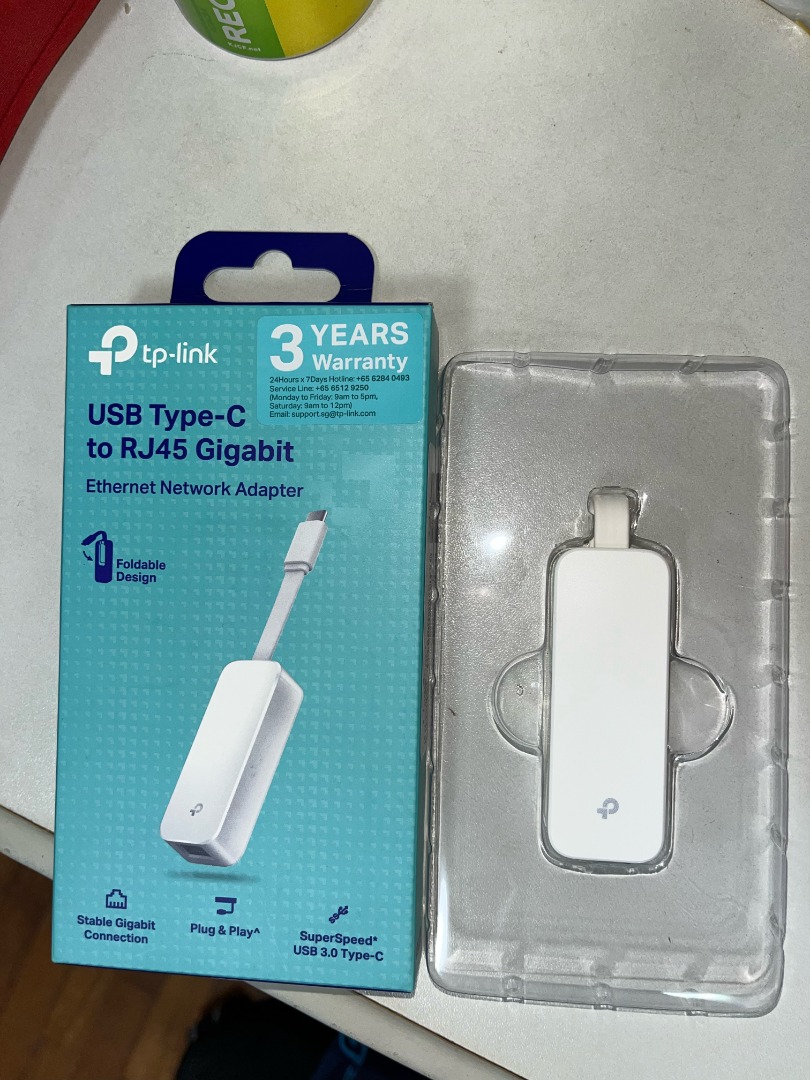 USB Type-C to RJ45 Gigabit Ethernet Network Adapter, TP-Link