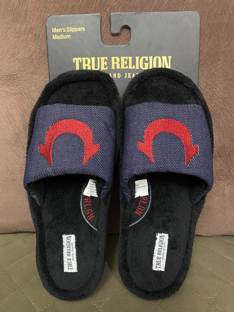 True religion sales men's slippers