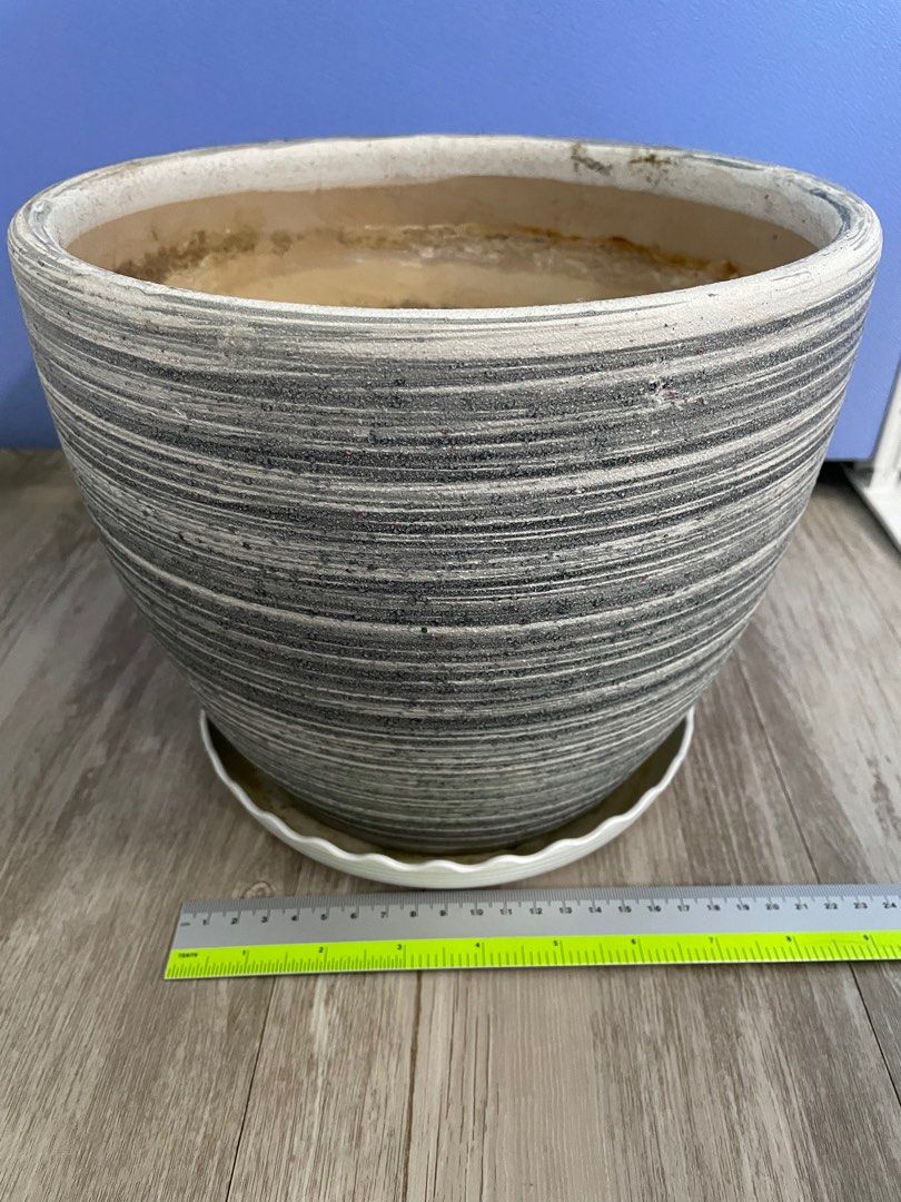 Used big ceramic pots for sale (in good conditions), Furniture & Home