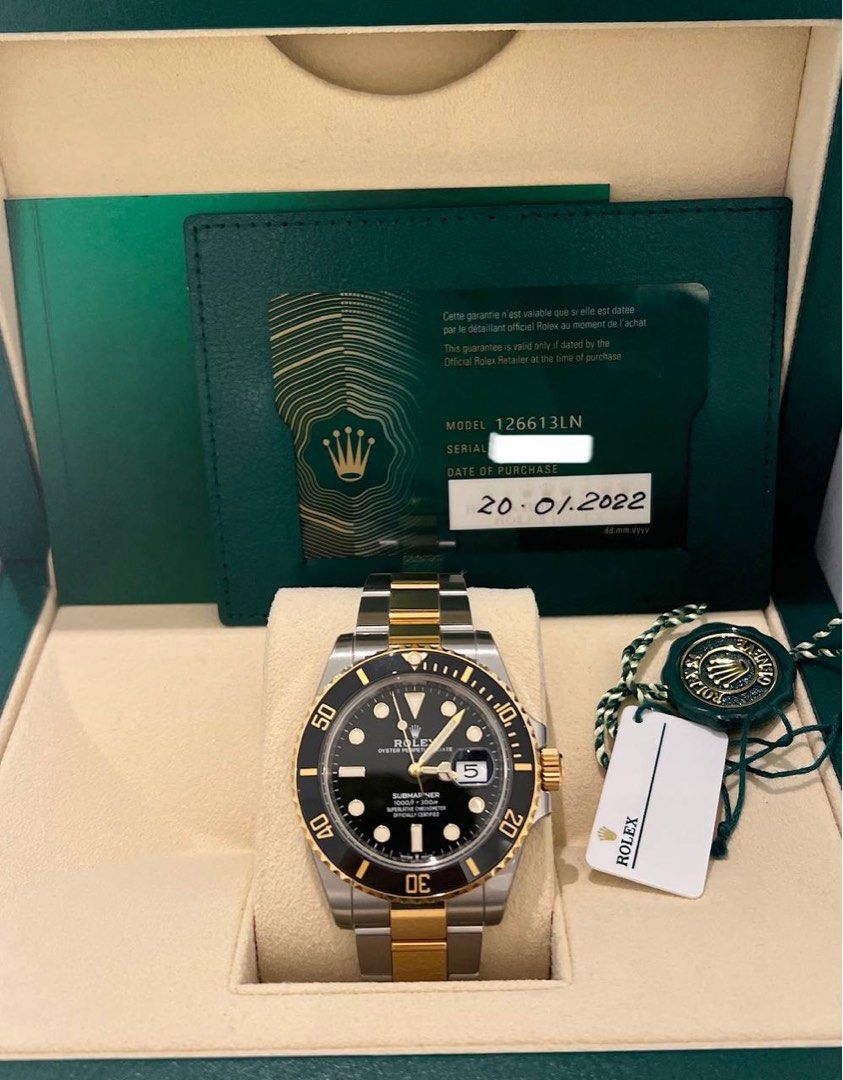 USED Rolex Submariner 126613LN Luxury Watches on Carousell