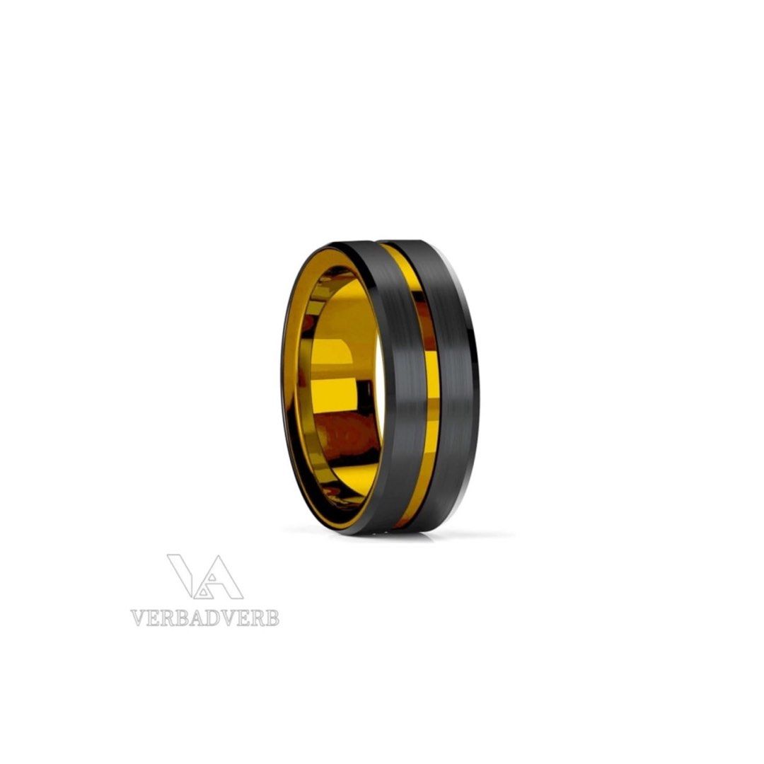 Gold mens clearance fashion rings