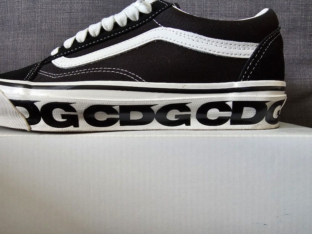 Vans Old Skool CDG, Men's Fashion, Footwear, Sneakers on Carousell