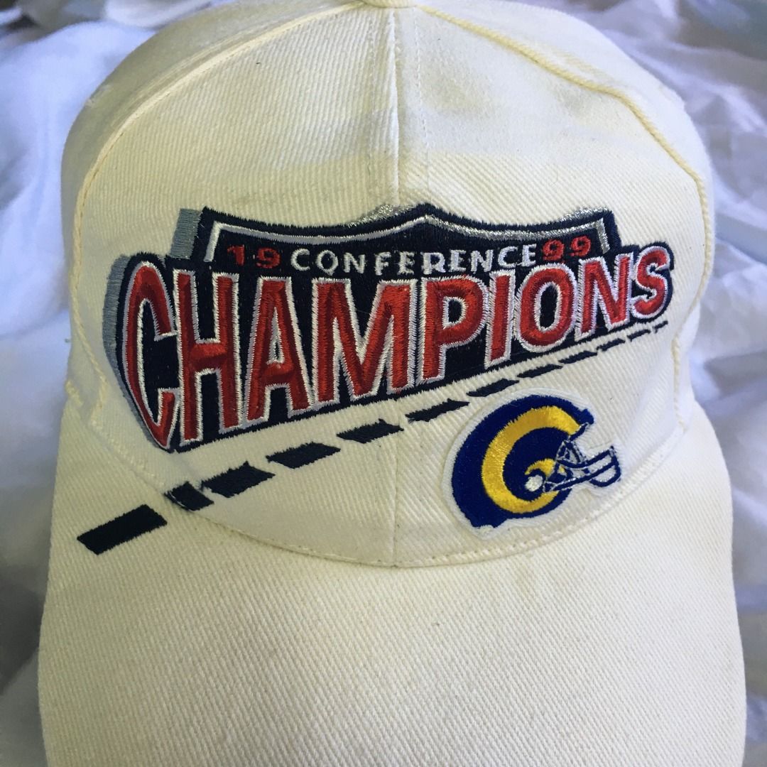 Vintage 90's St Louis Rams NFC Champions Strapback Hat by 