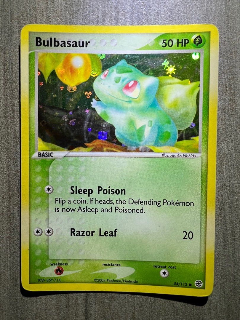 Bulbasaur · FireRed & LeafGreen (RG) #54 ‹ PkmnCards