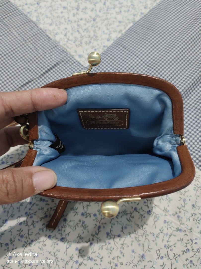 Vintage Coach Kisslock coin on Carousell