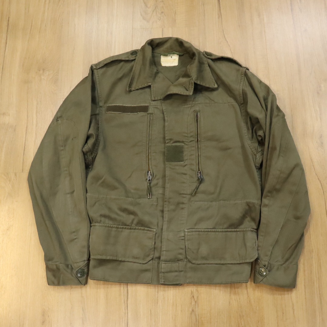 Original French military olive long rain coat all seasons waterproof belted NEW