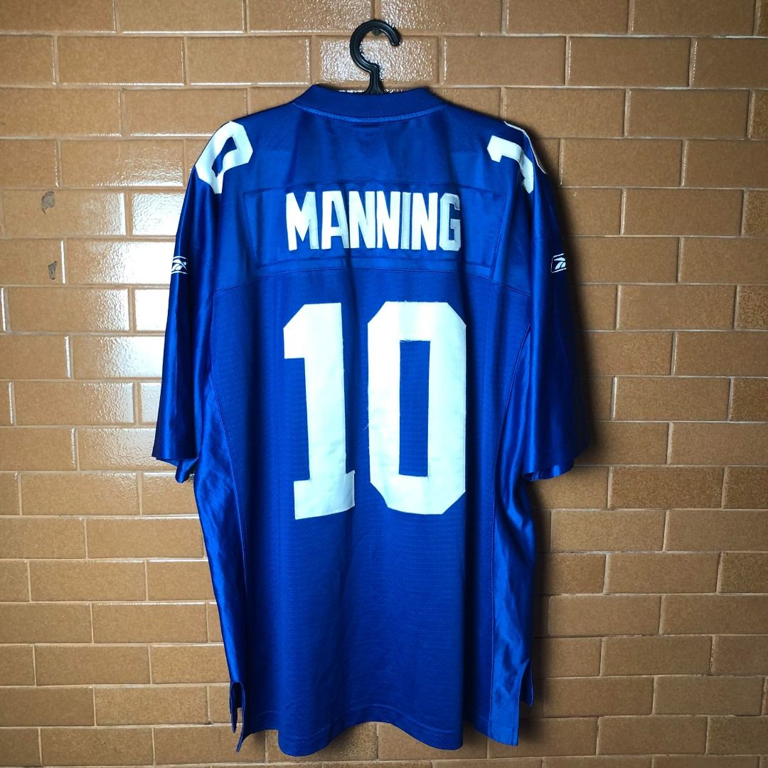 2007 NEW YORK GIANTS MANNING #10 REEBOK REPLICA JERSEY (HOME) M