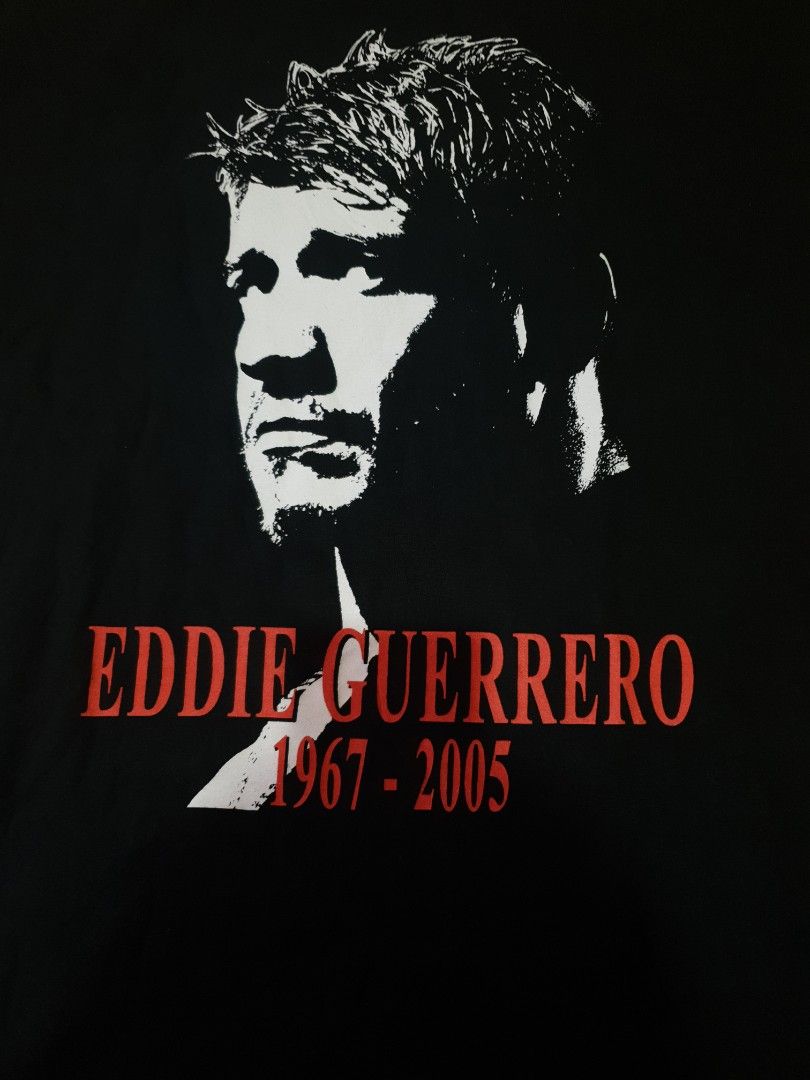 VINTAGE TSHIRT RARE WWE EDDIE GUERRERO TRIBUTE MEMORIAL 1967 2005 