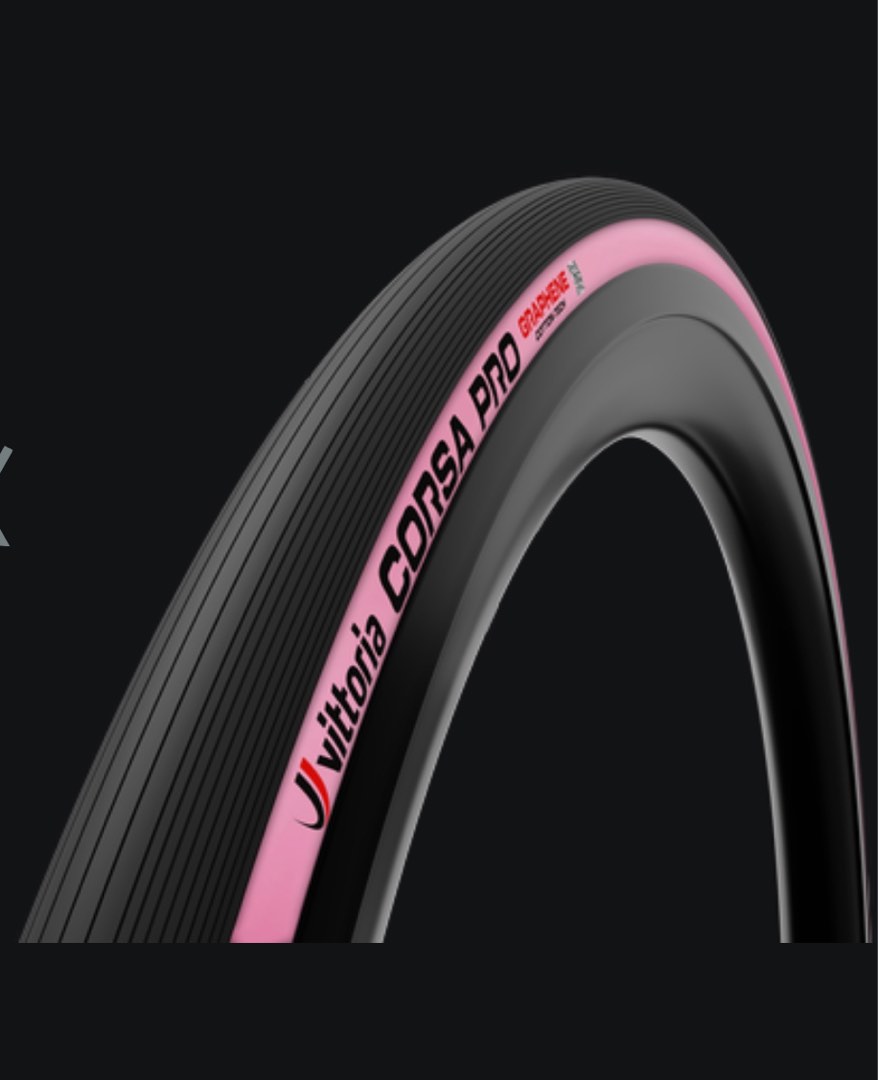 Vittoria Corsa PRO Pink 700x28c TLR |, Sports Equipment, Bicycles