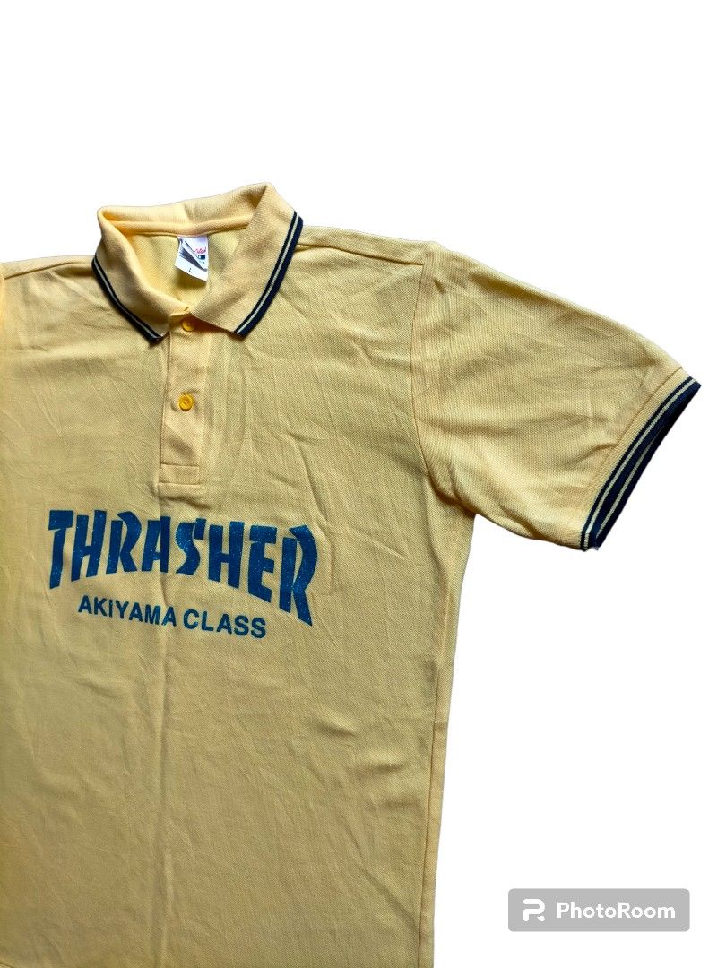 Vtg polo Ringer Thrasher Men s Fashion Tops Sets Tshirts