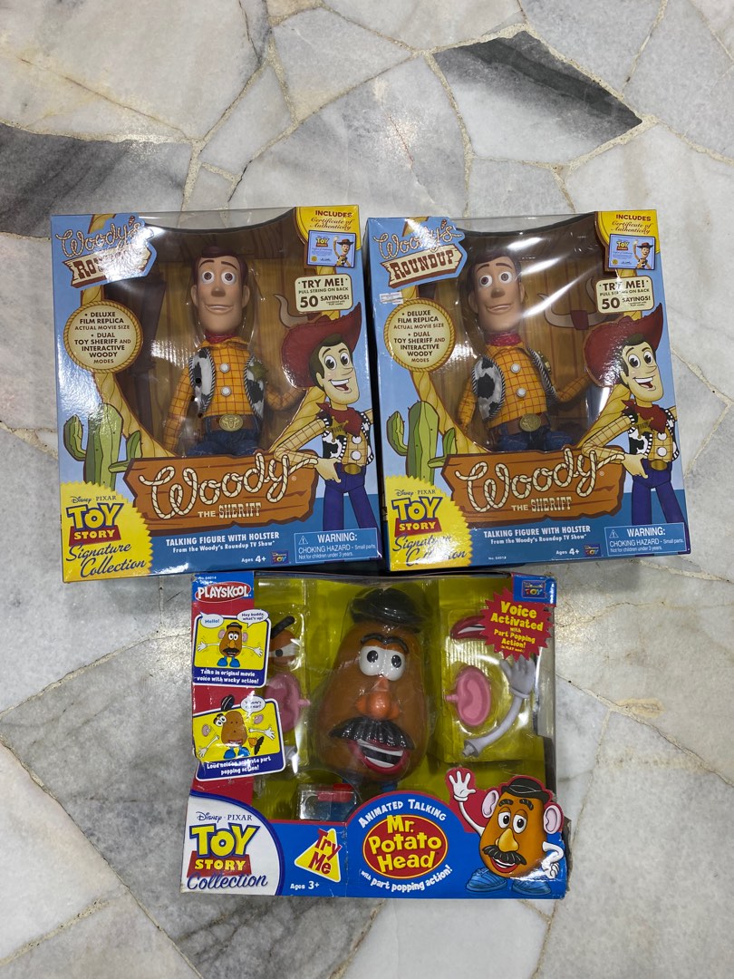 Toy Story Signature Collection Thinkway Woody Buzz Potato Head RC