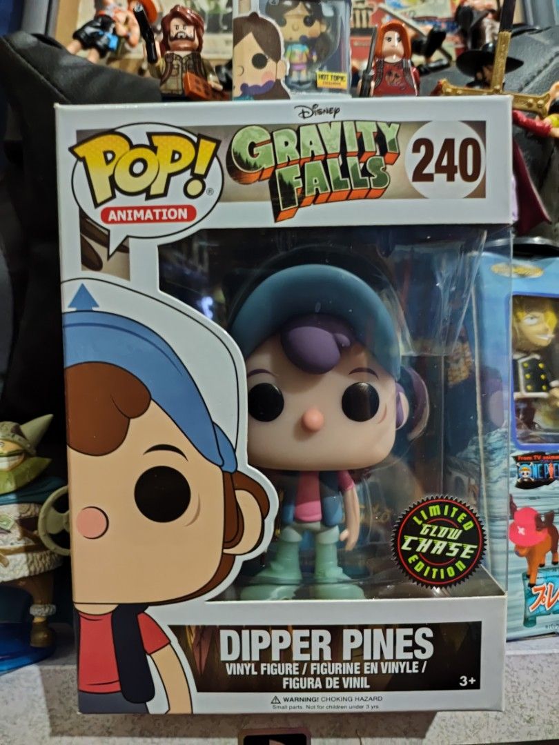 WTS Funko pop gravity falls dipper pine glow chase