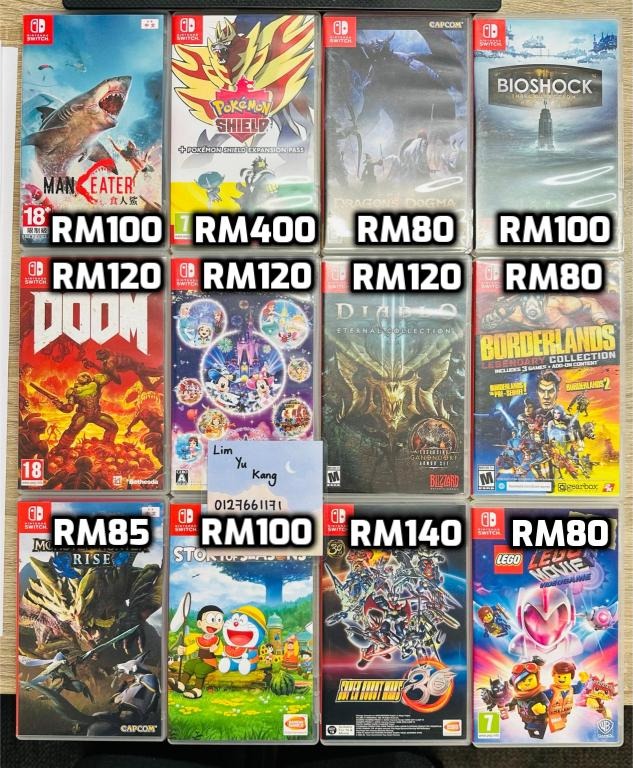 WTS Nintendo Switch Used Game