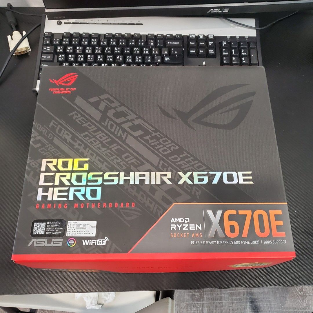 最安値】 ASUS ROG STRIX Wi-Fi X670E 新品未開封 家電・スマホ