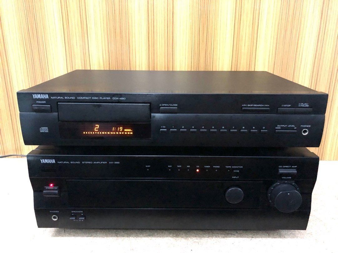 Yamaha AX-392 Integrated amplifier + Yamaha CDX-480 CD-Player, 家庭電器, 電視 ...
