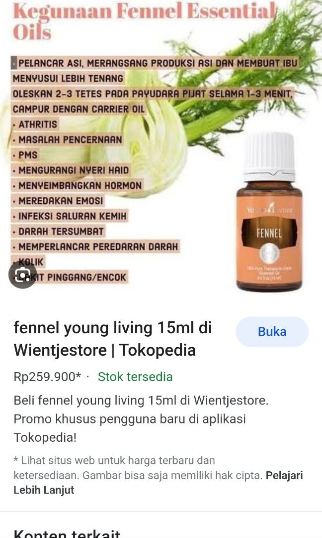 Fennel young clearance living