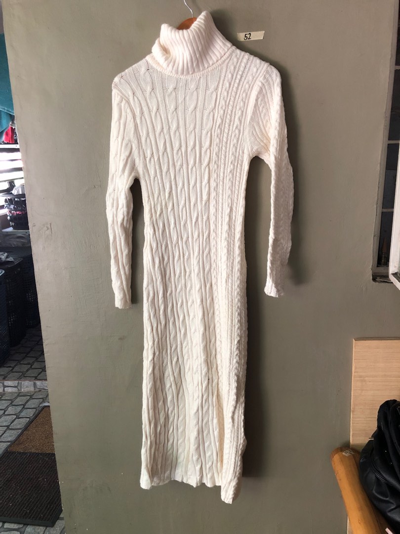 Zara cable knit maxi dress Women s Fashion Dresses Sets Dresses on