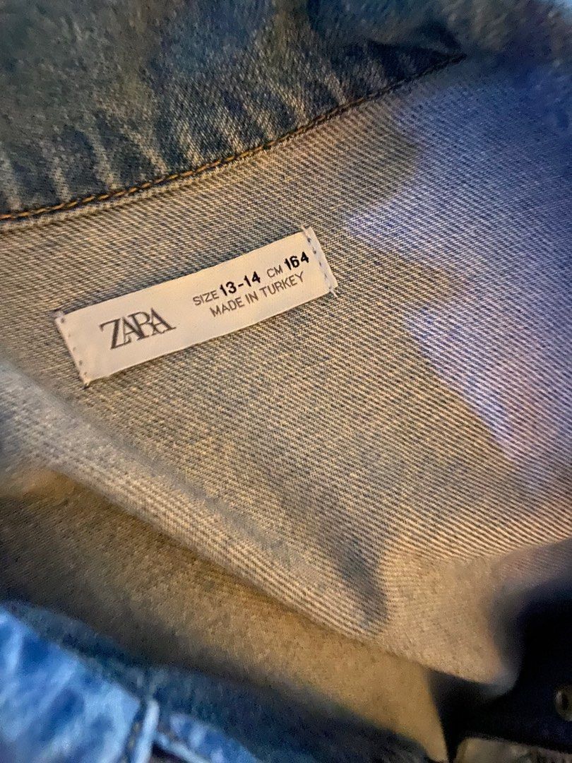 Zara worker jumpsuit (Category: Jumpsuits) located in Binan City. Submitted by chipmunkedcheeks (Listing ID 1238697859, Image 2). Description: Zara worker jumpsuit (size 13-14) 164 cm Would fit size XS Brand new but tags were removed..