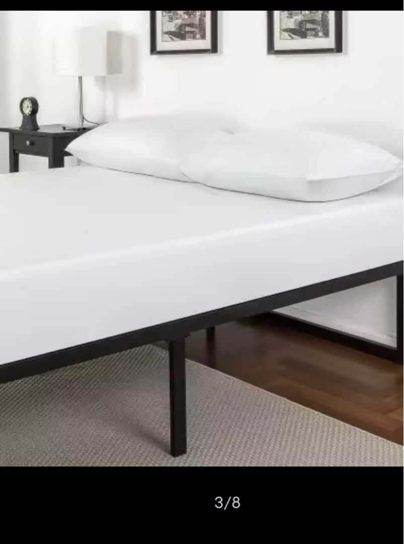 Zinus bed frame( super single), Furniture & Home Living, Furniture, Bed