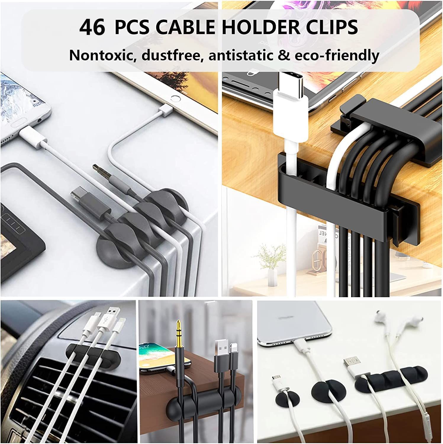 Under Desk Cable Management Tray 15.35 No Drill Cord Management Rack Cord  Hider
