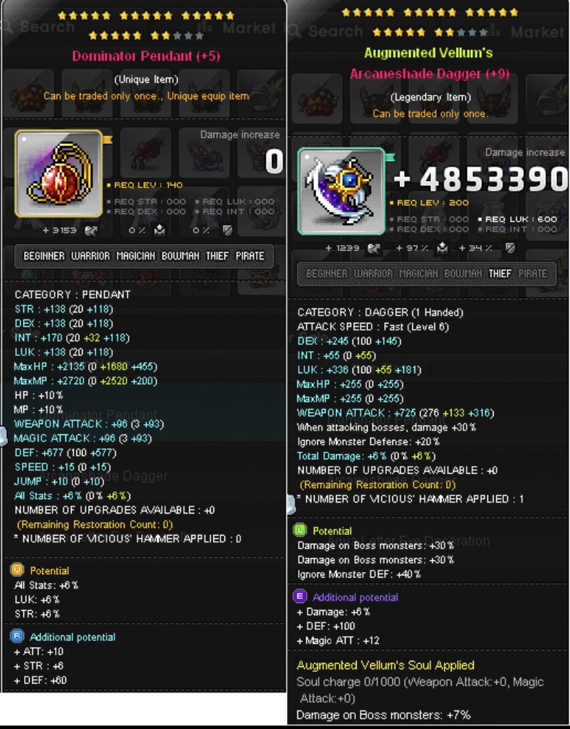 22* Dominator pendant & ACS Dagger Set, Video Gaming, Gaming Accessories, InGame Products on