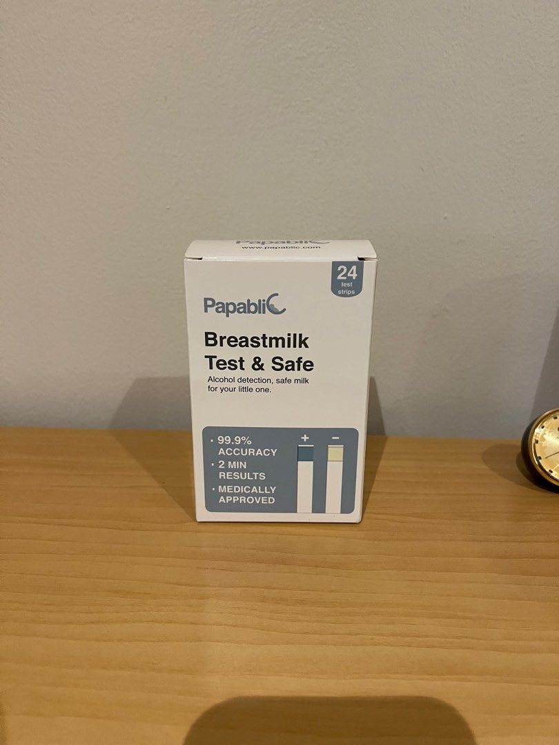 24-Count of Papablic Breastmilk Alcohol Test Strips, 2-min Quick