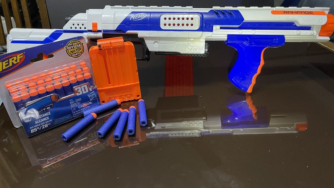 30 BULLETS AND MAGAZINE NERF N Strike Elite XD Rampage CS 18
