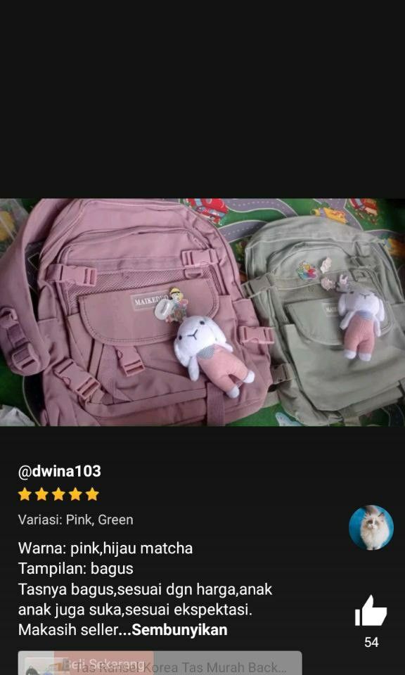 tas ransel lv mini tas backpack tas wanita tas selempang tas punggung tas  import tas batam tas