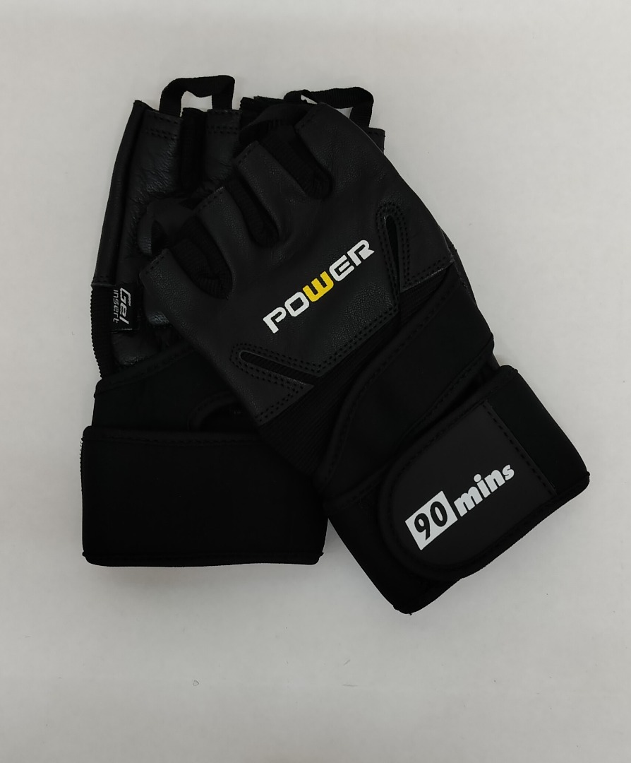 90 mins Weight Lifting Gloves Black Sports Equipment Other