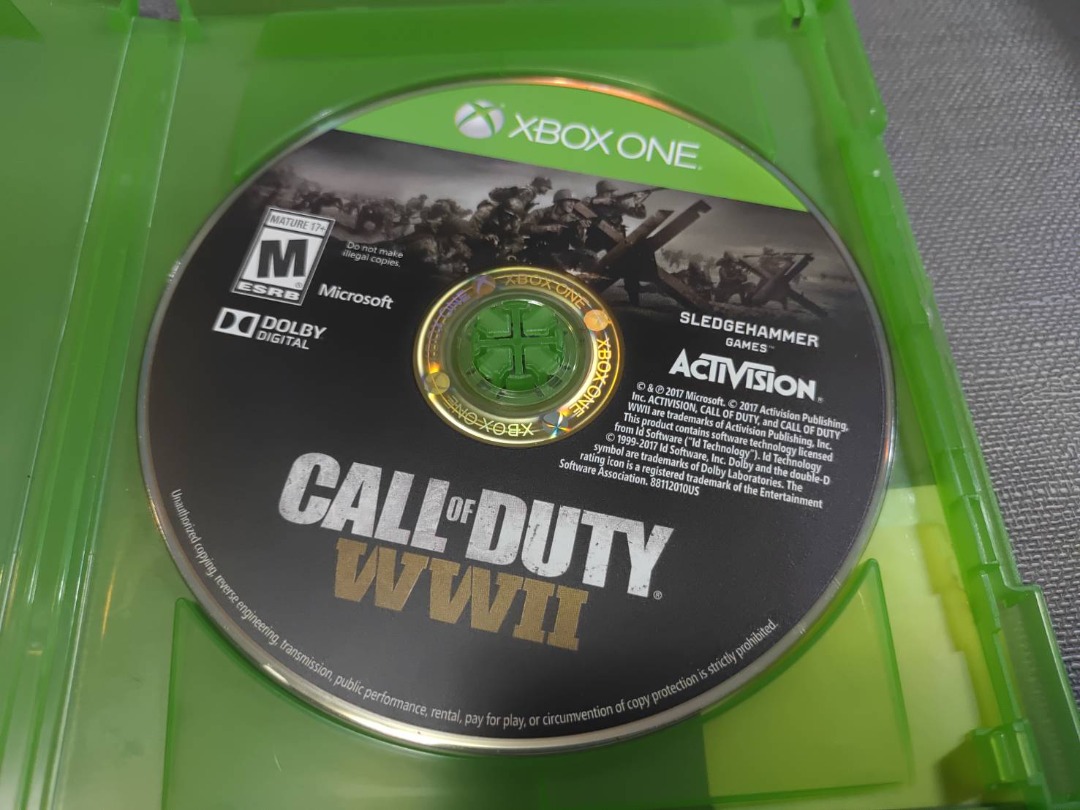 網拍唯一XBOXONE 決勝時刻二戰Call of Duty WWII 英文版實體遊戲光碟