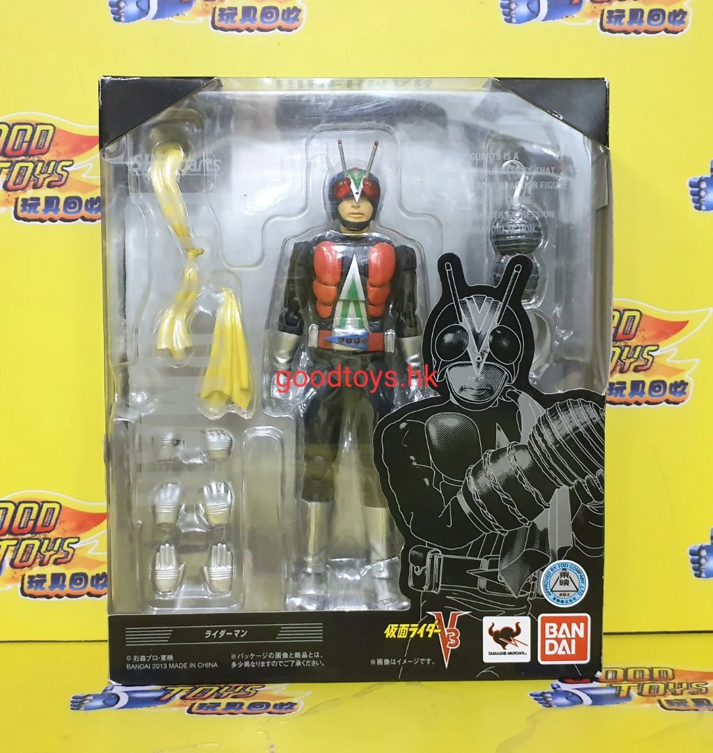 S.H.Figuarts アイアンマン マーク5 「アイアンマン2」 全新未開封BANDAI SHF 幪面超人V3 RIDERMAN 怪金剛, 興趣及遊戲, 玩具