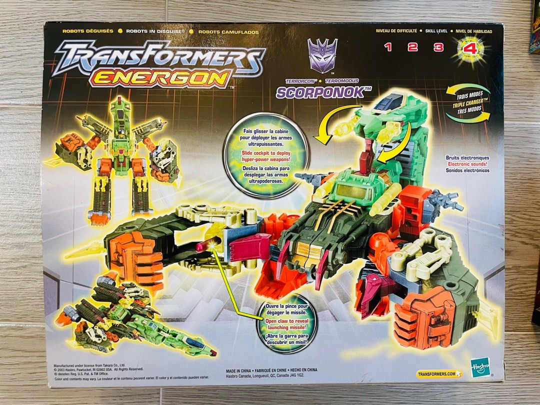 變形金剛 Transformers Energon Scorponok 蠍子 Taraka Rodimus 洛迪文 First Aid 技術者