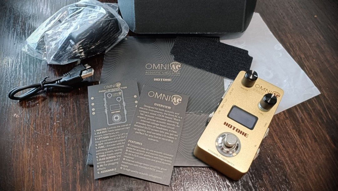 Acoustic Simulator pedal for Electric/ Acoustic guitars Omni AC ...