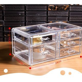 Acrylic Makeup holder organizer Desk Drawer Storage