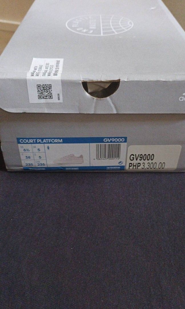Adidas court platform gv9000, Women's Fashion, Footwear, Sneakers on  Carousell