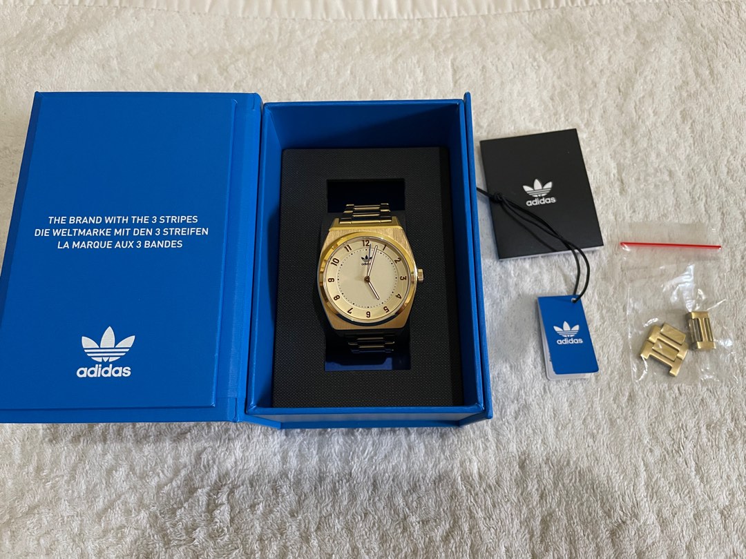 Adidas Gold Watch on Carousell