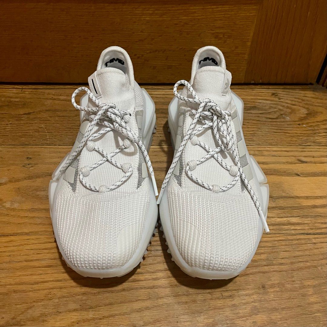 Adidas NMD S1 Triple White Men s Fashion Footwear Sneakers on