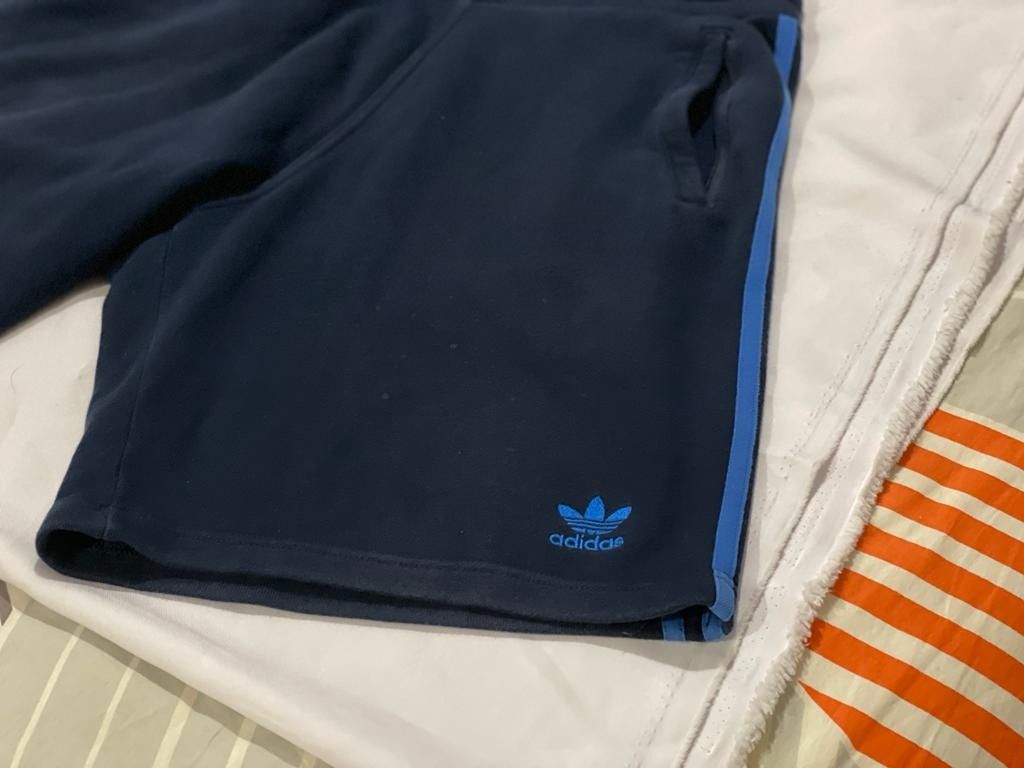 ADIDAS Originals Adicolor Classics 3 Stripes Sweat Shorts Navy
