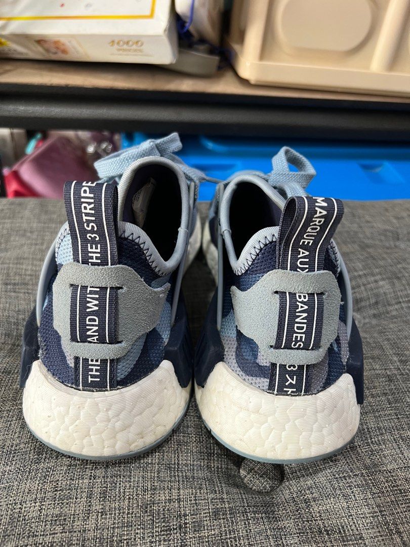 Adidas RARE NMD XR1 camo camouflage Blue, Fesyen Pria, Sepatu , Sneakers di  Carousell