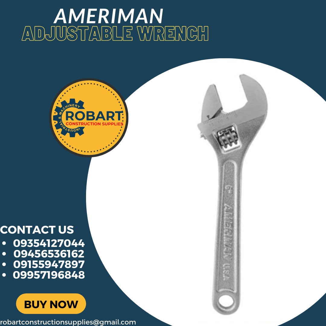 ADJUSTABLE WRENCH, Commercial & Industrial, Construction Tools