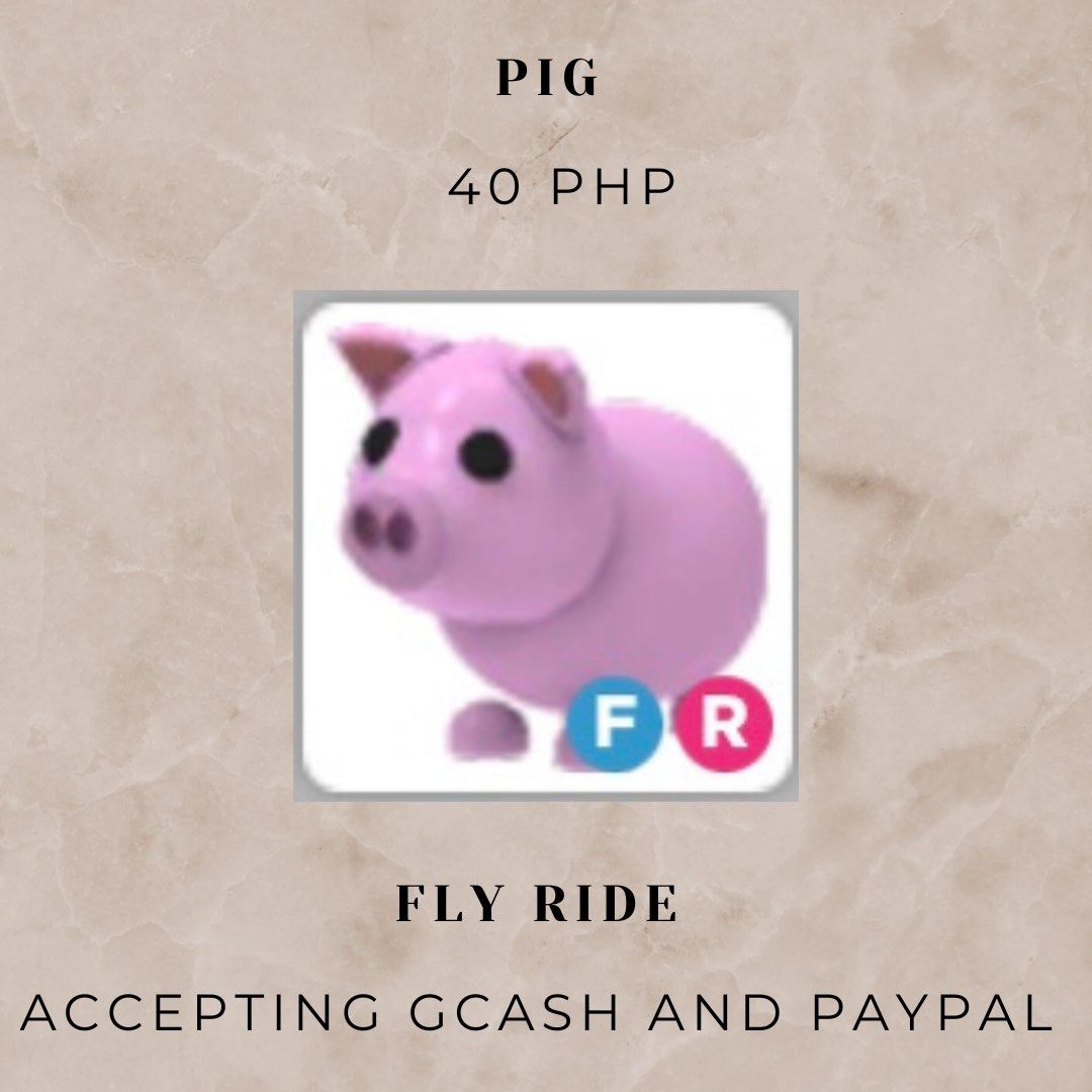 Adopt Me Pets Pig, Video Gaming, Gaming Accessories, InGame Products
