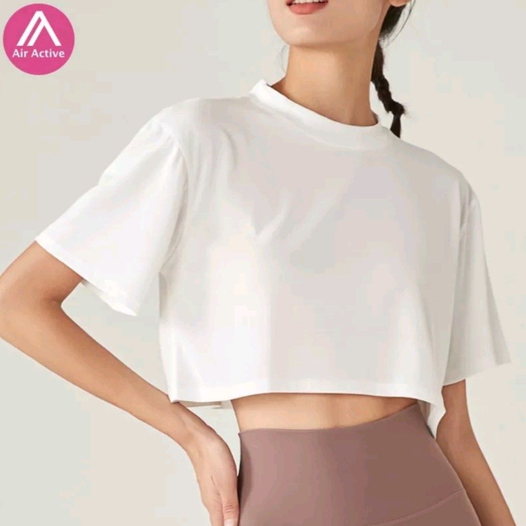 White sale exercise top
