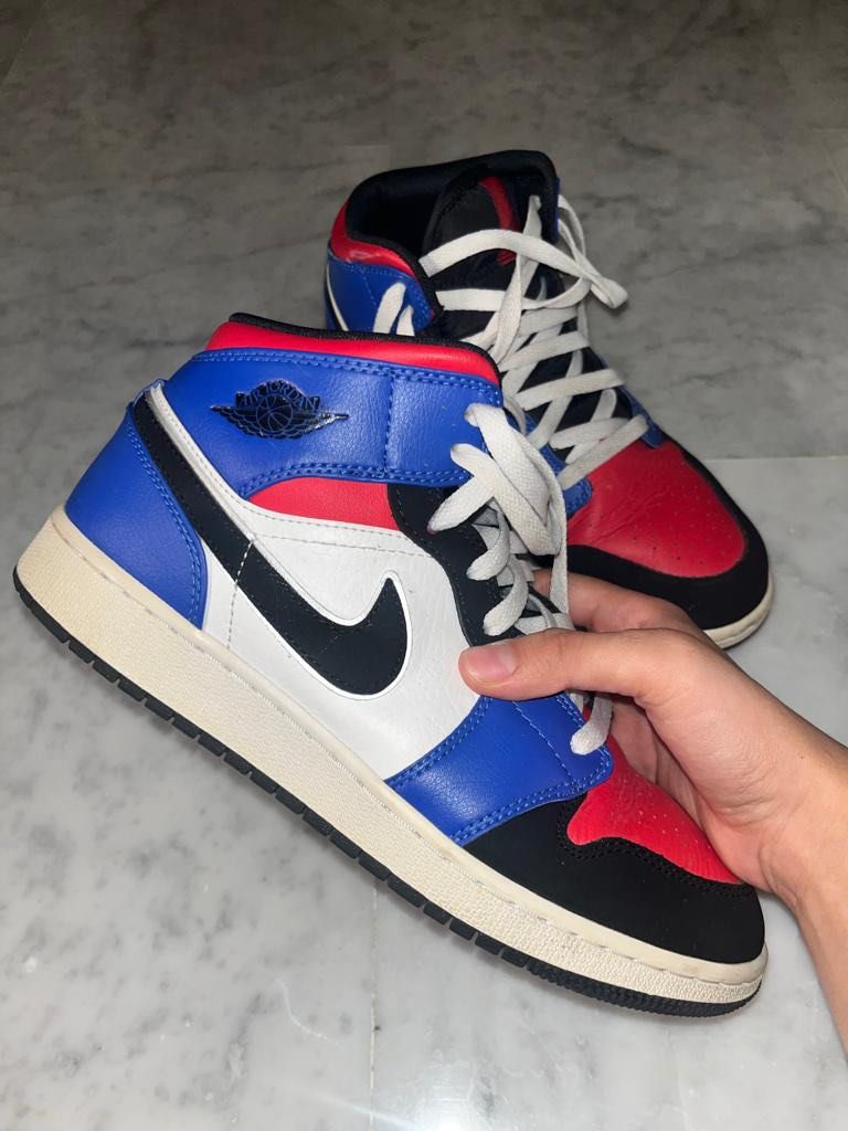 Nike air jordan 1 retro mid se top hotsell 3 gs
