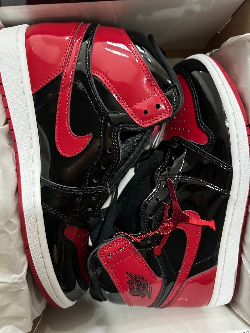 black and red jordan 1 patent