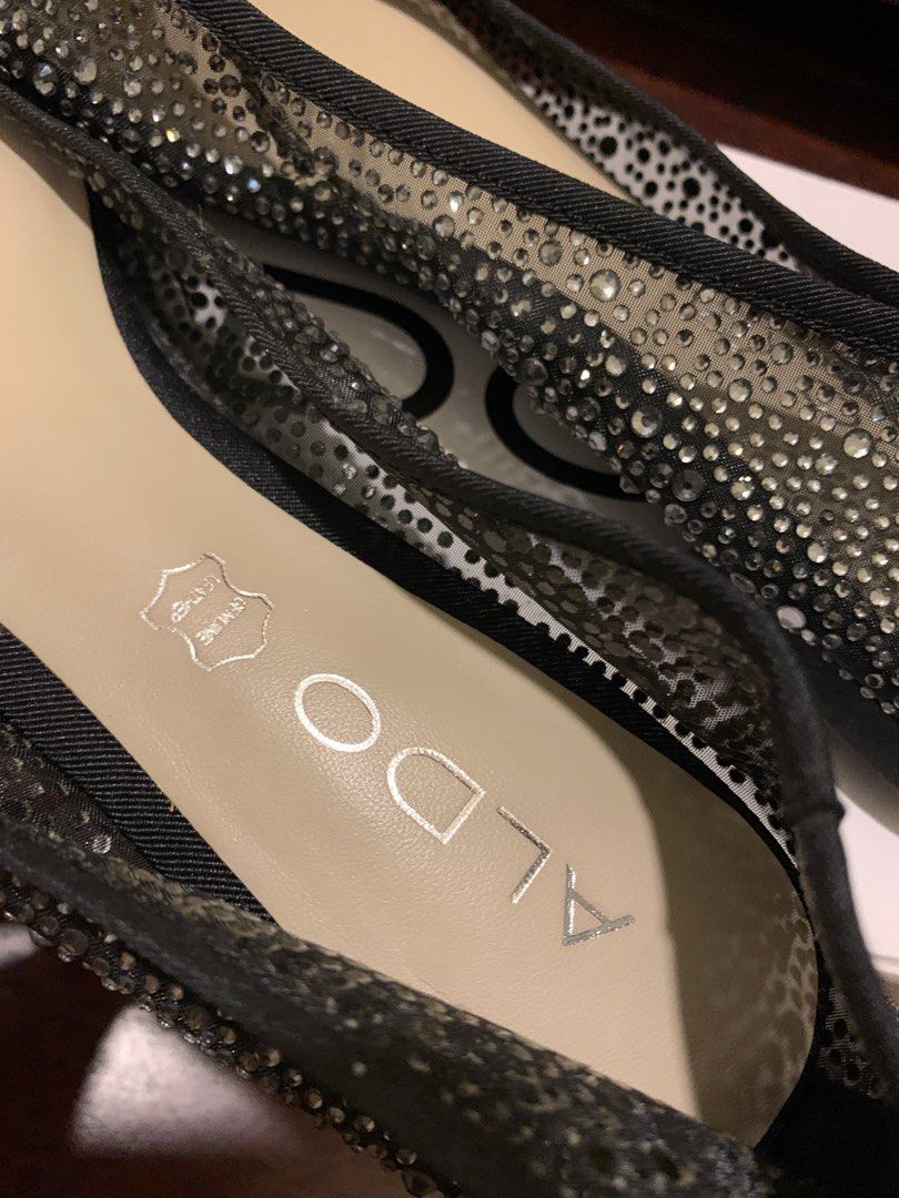 Aldo top sparkly flats