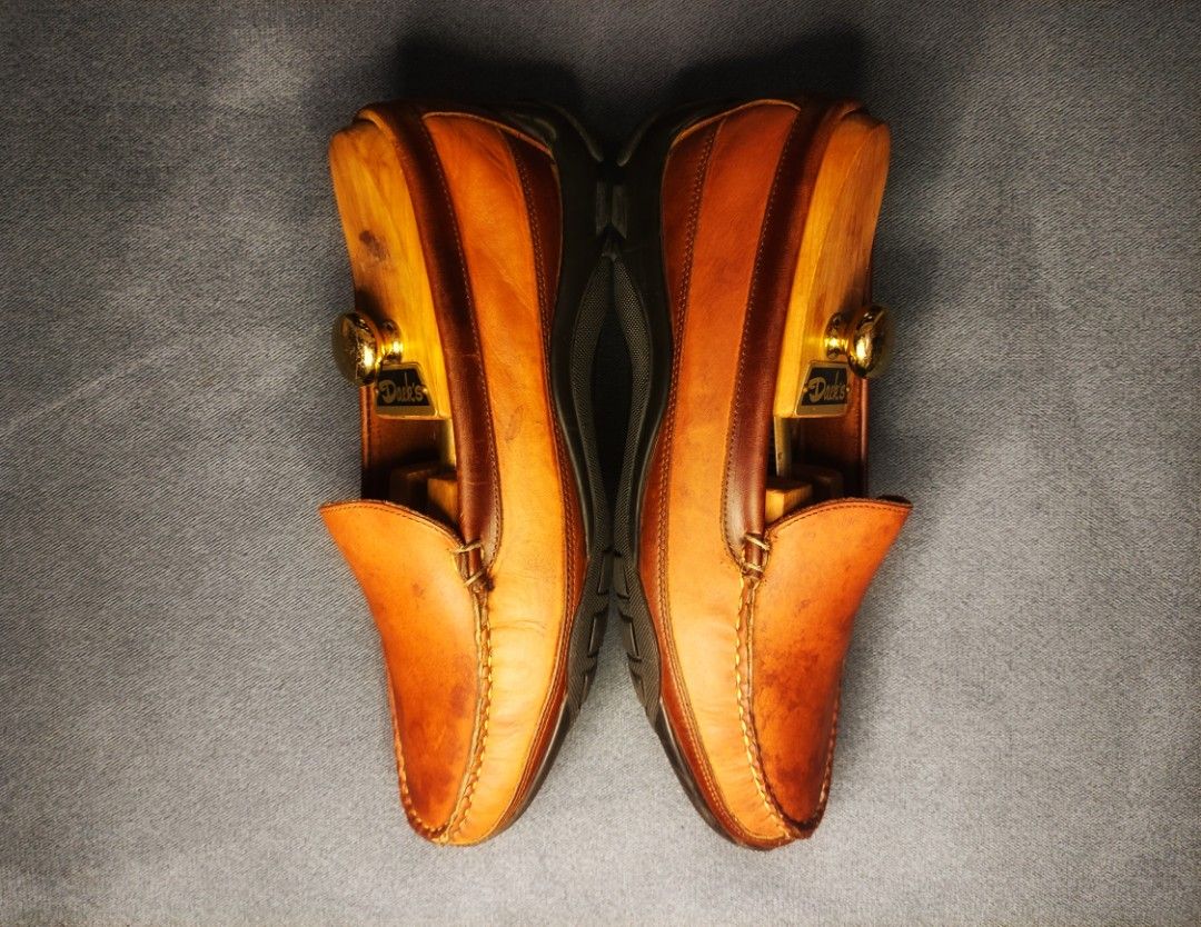 Allen edmonds boulder venetian driving moccasin top