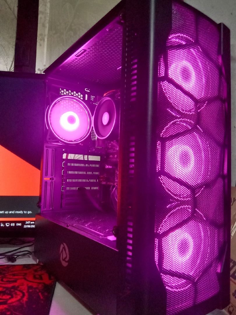 AMD DDR4 GAMING PC (Category: Desktops) located in Las Pinas. Submitted by mikko.gomez (Listing ID 1238785749, Image 3). Description: For sale Gaming Desktop Only No Monitor Specs: Amd a10-9700 3.50ghz (10 Compute Cores) Gigabyte GA-A320M-S2H V2 (AM4) w/ nvme slot AMD Wraith Cooler 8GB RAM HyperX Fury DDR4 (Single) 240GB SSD 500W Deepcool True Rated PSU Radeon R7 Integrated graphics (on-procie) Inplay Meteor 03 Gaming case with Led Fans (Brand ne