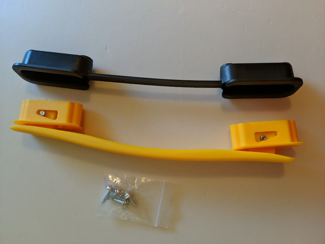 * American Tourister yellow suitcase handle to fix broken luggage