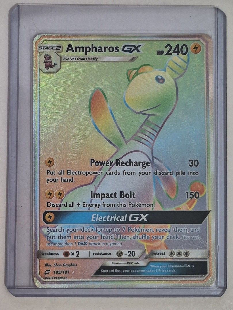 ampharos gx pokemon card Ampharos Gx – The Mandrakémon Store S.R.L.S main image 1